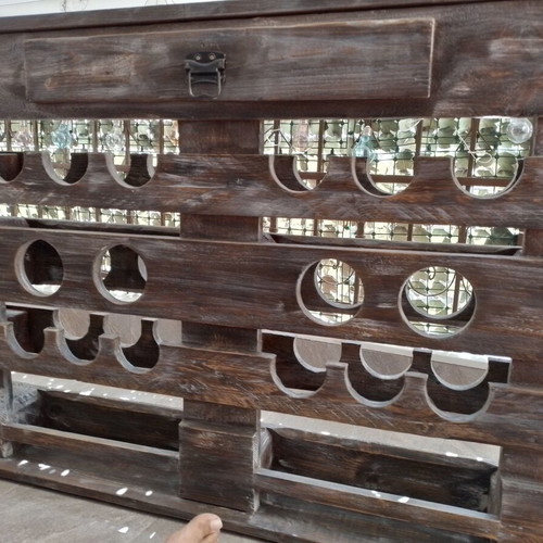 Wooden Wine Rack solid pine handmade, new, vintage style