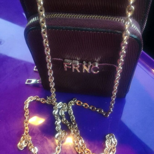 FRNC shoulder bag new, bordeaux, eco leather