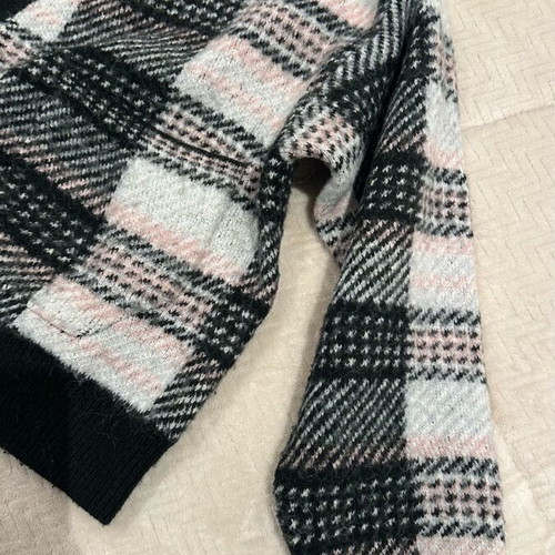 Zara Black Checked Cardigan Like New, Size S
