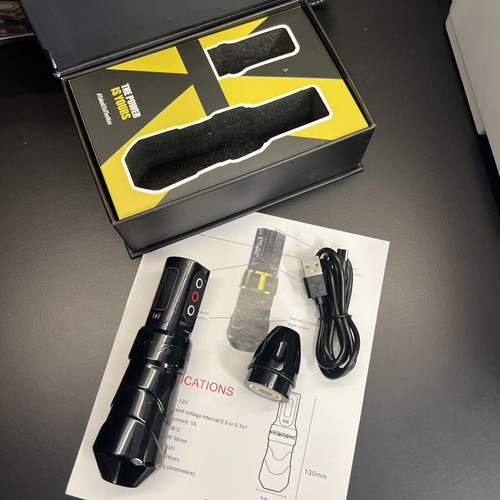 FK Irons Flux Max wireless tattoo machine with 4.0mm stroke, new