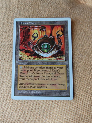 Urza's Mine Magic the Gathering 1997 Fifth Edition card used