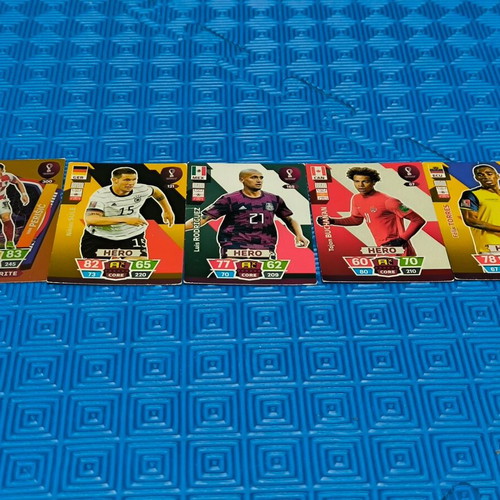 World Cup 2022 collectible card set of 5 like new