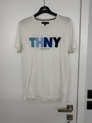 Tommy Hilfiger t shirt used, size M, white
