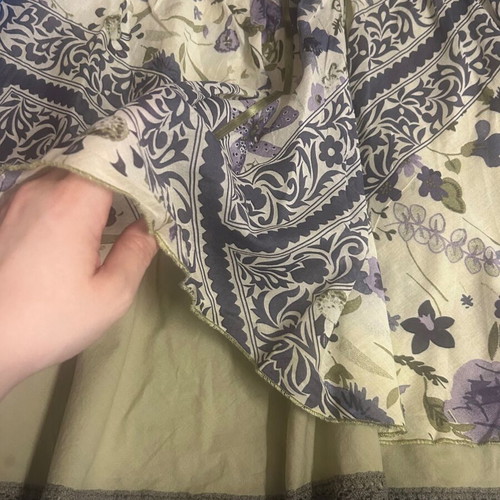 Extyn Italia Y2K Corset Paisley Boho Mini Skirt Size S like new