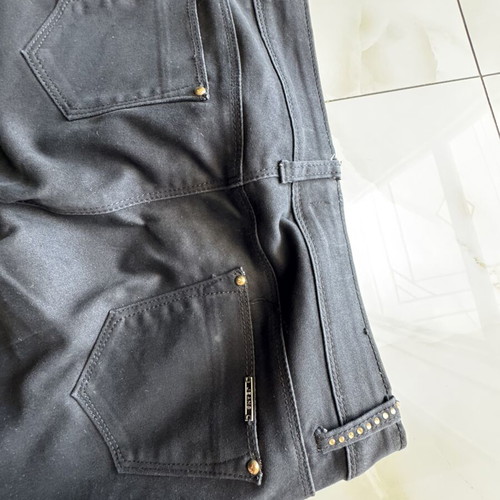Women's pants with rhinestones like new, size XL black
