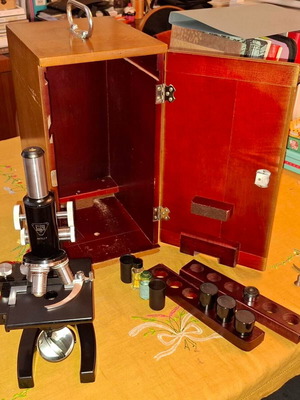 Bausch & Lomb AK7117 Collectible Microscope like new with original box