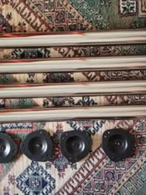 Adjustable furniture legs like new, set of 4, 80cm height