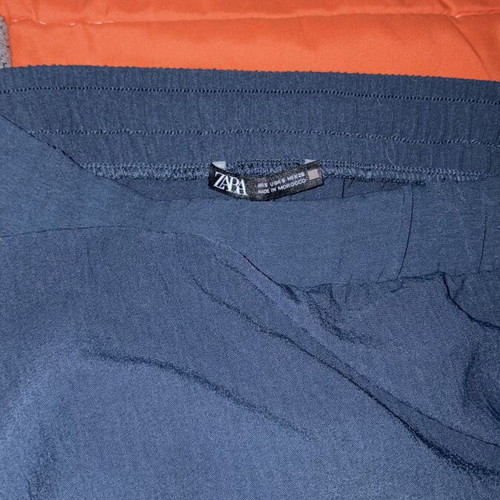 Zara pants like new, special design, size S 36 8, blue