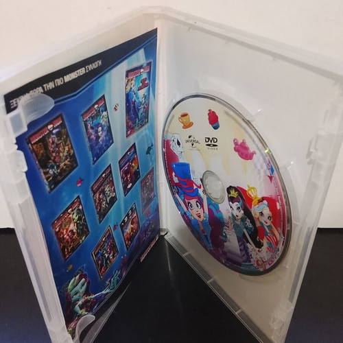 Ever After High DVD used, Greek dubbed animated movie