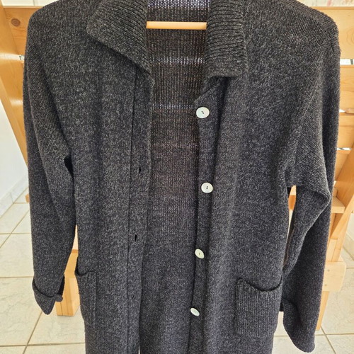 Wool-Type Cardigan Black Like New