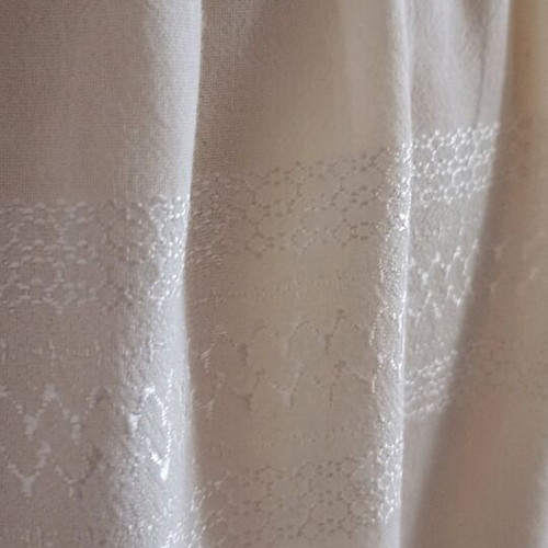 Long skirt set with crop blouse like new, beige, size M