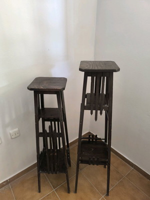 Vintage flower stands used, set of 2 pieces