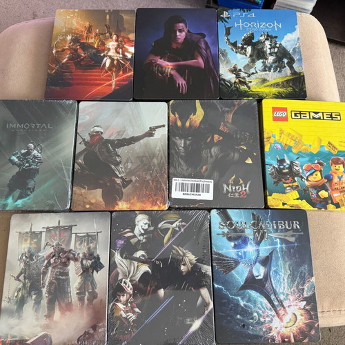 10 Game Steelbook Set for PlayStation 4 New