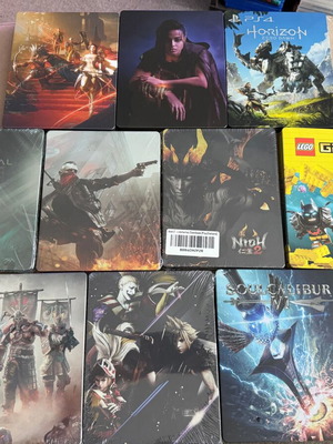 10 Game Steelbook Set for PlayStation 4 New