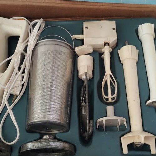 Moulinex Robot Marie 69 Vintage Hand Mixer used, complete set