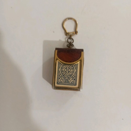 Keychain with mini full deck used, Italian origin