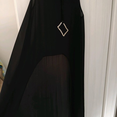 Maxi top black like new, transparent, MY T