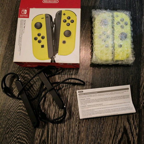 Joy-Con pair neon yellow for Nintendo Switch like new