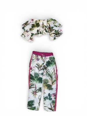 Σετ BSB πολύχρωμο σαν καινούργιο, παντελόνι small και τοπ medium