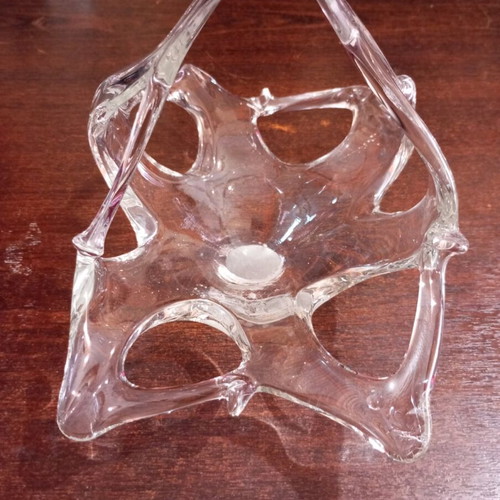 Murano Italy bowl new, crystal with unique design