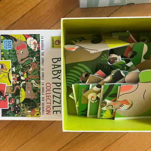 Puzzles used for children 2+, set of 2 pieces