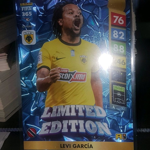 Levi Garcia Limited Edition Adrenalyn XL FIFA 365 card like new