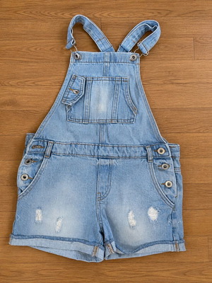 Zara denim σορτς ολόσωμο μεταχειρισμένο, μέγεθος 10 ετών, μπλε