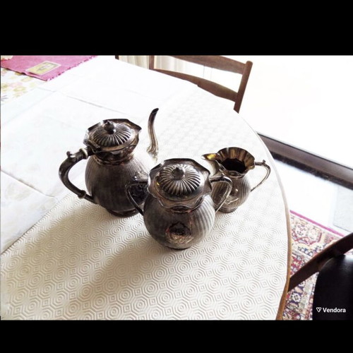 Antique 19th century serving set used from Constantinople