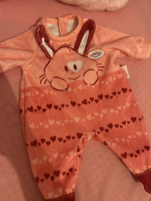 Baby Born doll clothes used with marker stains