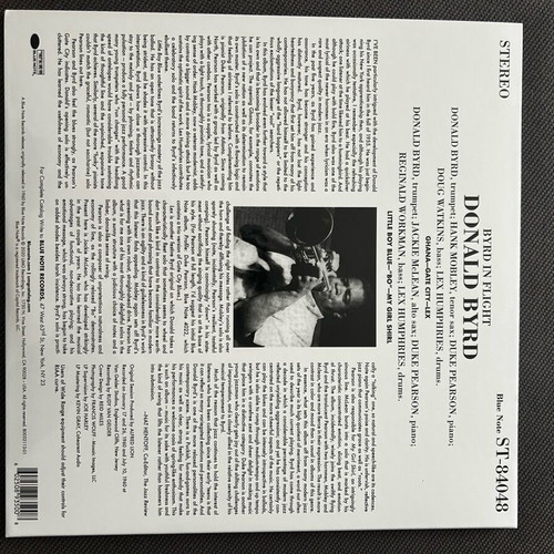 Donald Byrd In Flight used jazz LP