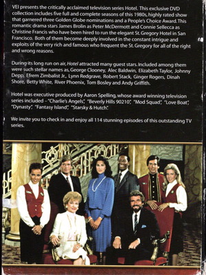 Hotel DVD box set like new, complete series