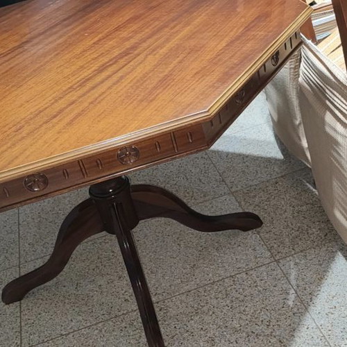 Τραπεζαρία vintage με 6 καρέκλες μεταχειρισμένη, επεκτάσιμο τραπέζι