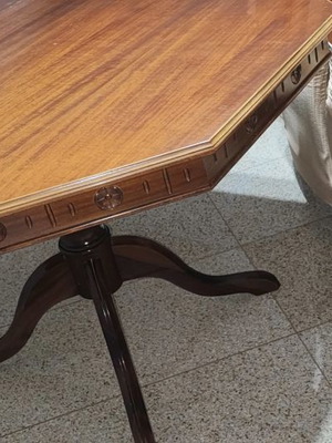 Τραπεζαρία vintage με 6 καρέκλες μεταχειρισμένη, επεκτάσιμο τραπέζι