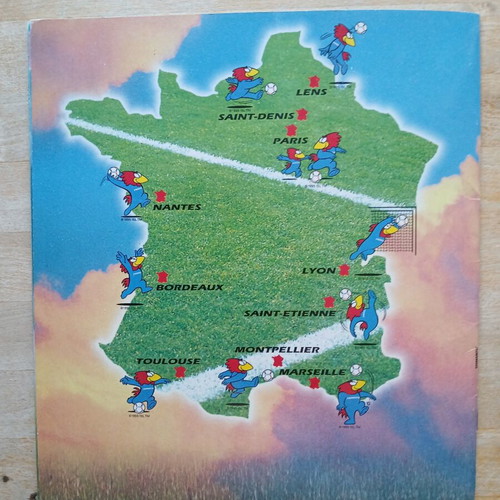 Panini France 1998 Official Reprint Album like new