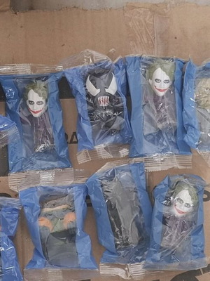 Φιγούρες Τζόκερ, Μπάτμαν, Spinderman και άλλες, καινούργιες, πακέτο 12