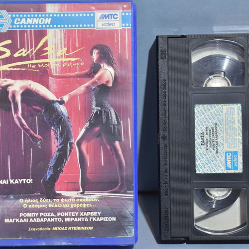 Salsa VHS used with Greek subtitles