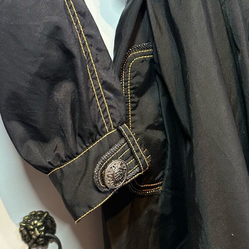 Waterproof trench coat size S like new, black