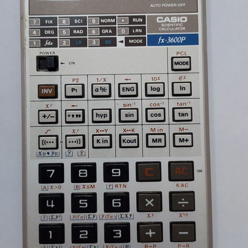 Casio scientific calculator fx-3600p