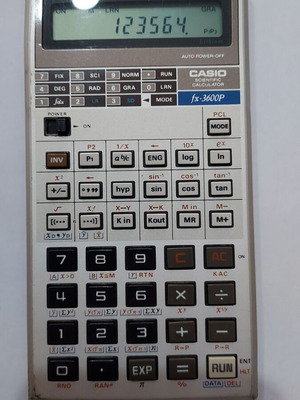 Casio scientific calculator fx-3600p