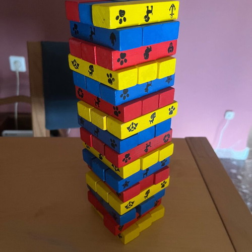 Jenga Junior Paw Patrol like new