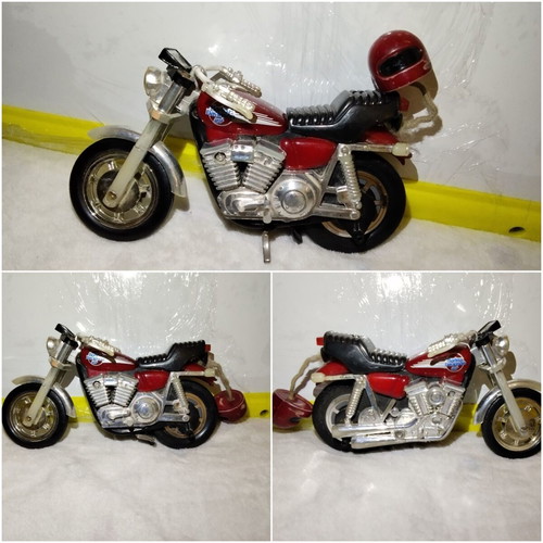 Harley Davidson Pull-String Motorcycle Matchbox 1981 used, vintage