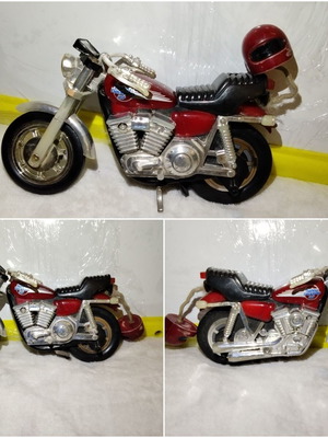 Harley Davidson Pull-String Motorcycle Matchbox 1981 used, vintage