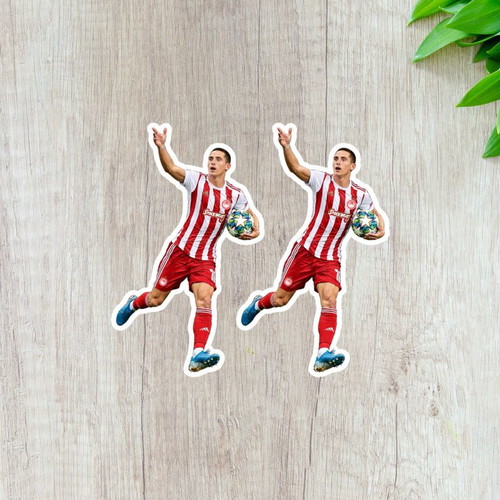 Daniel Podence Olympiacos stickers made to order, set of 2