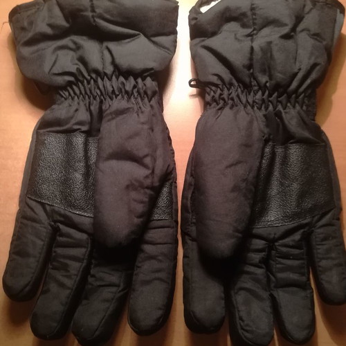 Thinsulate motorcycle gloves with zipper like new, size large