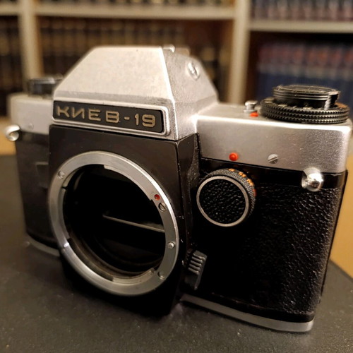 Kiev 19 camera used with leather case
