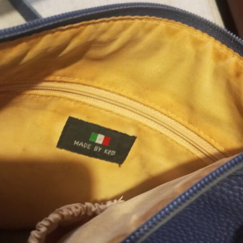 Kem crossbody bag blue like new