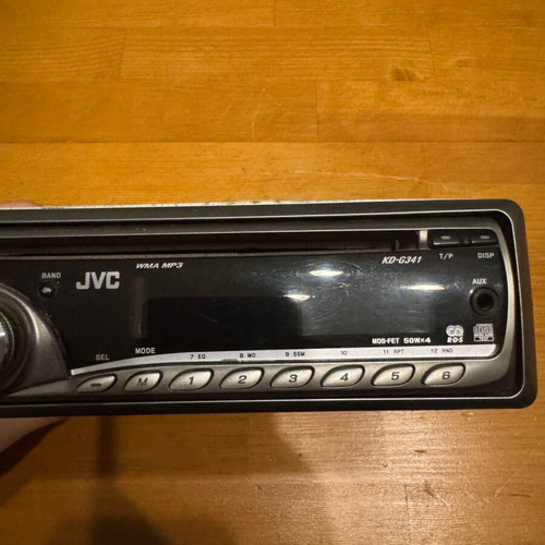 JVC KD-G341 car stereo used, CD/MP3/WMA compatible