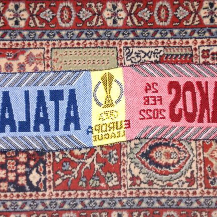 Olympiakos - Atalanta double-sided scarf like new