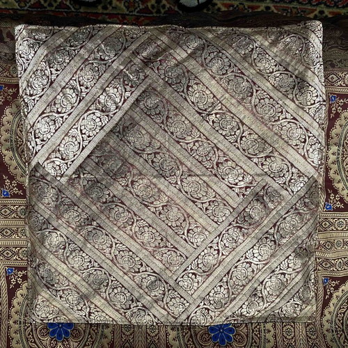 Boho Indian Mandala sofa cover with elephants and 5 pillows like new