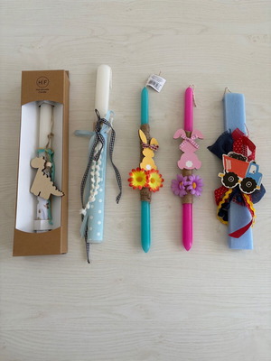 Easter candles new condition